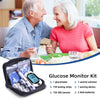 Metene TD-4116 Blood Glucose Monitor Kit, 150 Glucometer Strips, 150 Lancets, 1 Blood Sugar Monitor, Blood Sugar Test Kit with Control Solution, Lancing Device, No Coding, Large Display